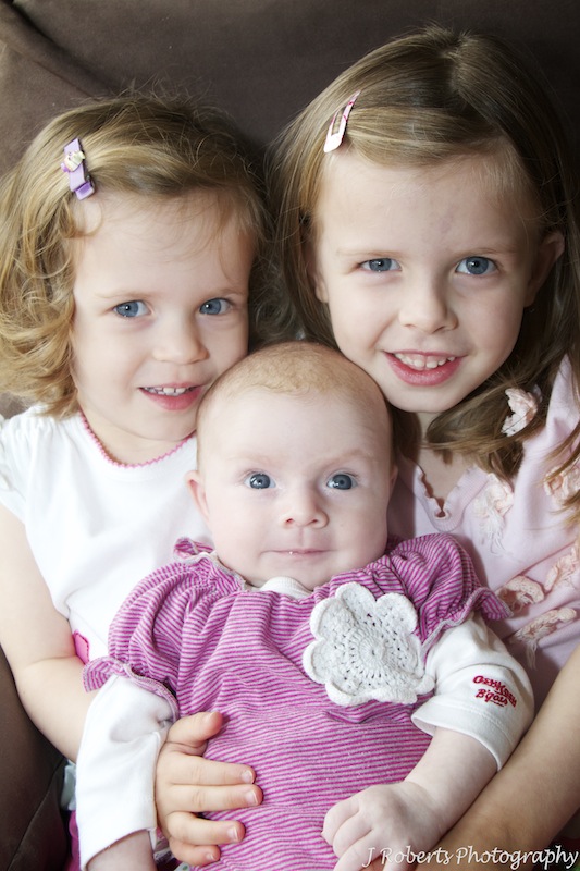 Three sisters - family portrait photography